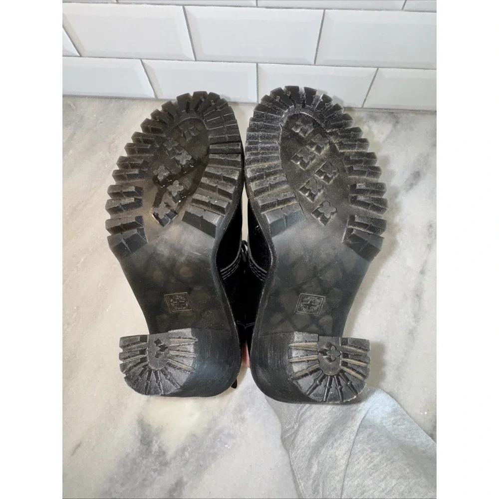 Dr Martens PersephoneHeel Ankle Booties Womens Size‎ 6 EUR 37 Black LeatherNWOT